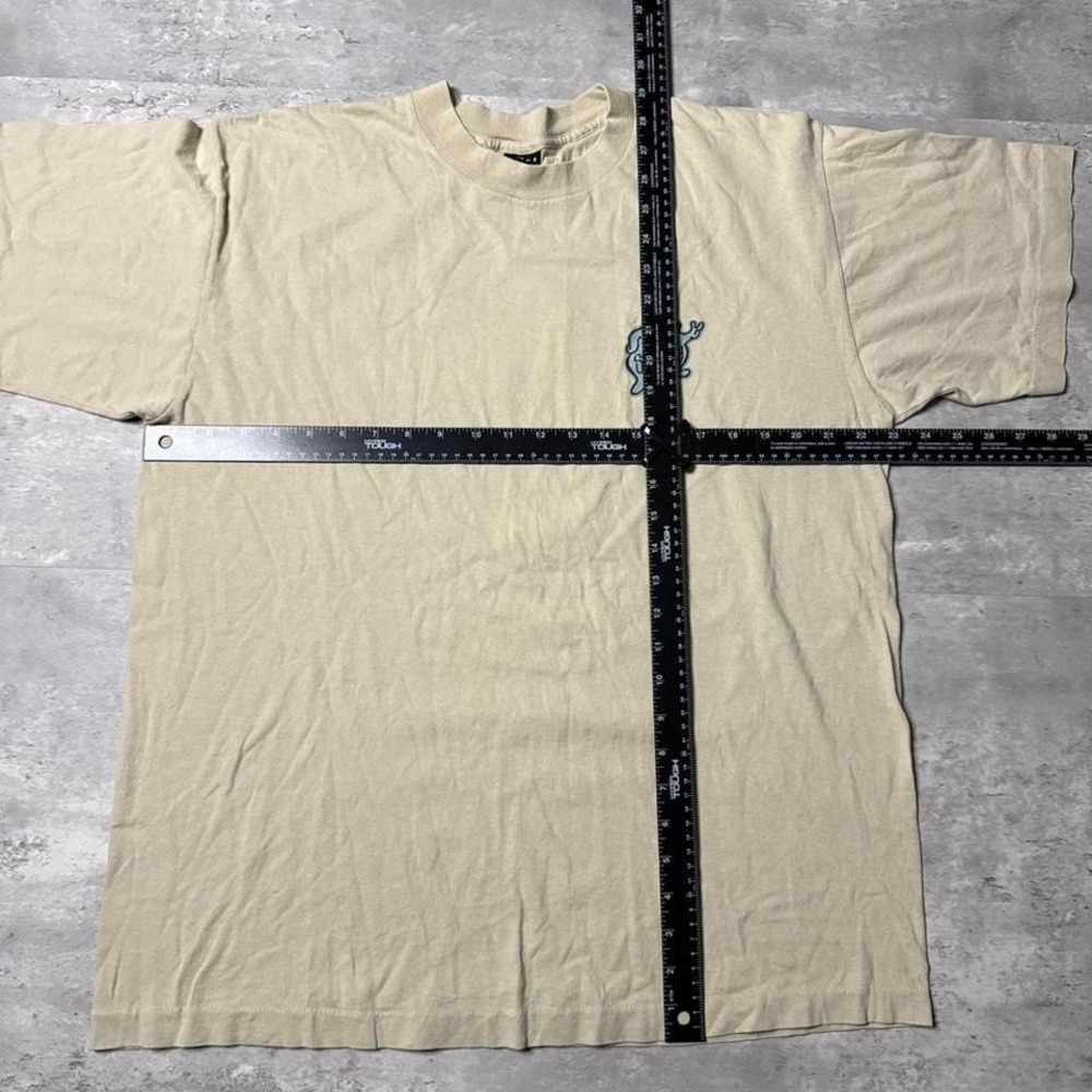 Y2K Vintage 90s Skater Grunge Oversized Stussy Ghost Character Tee - Picture 6 of 6